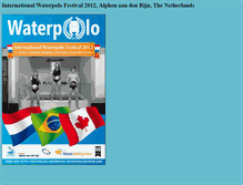 Tablet Screenshot of festival2012.waterpolo-opleidingscentrum.com